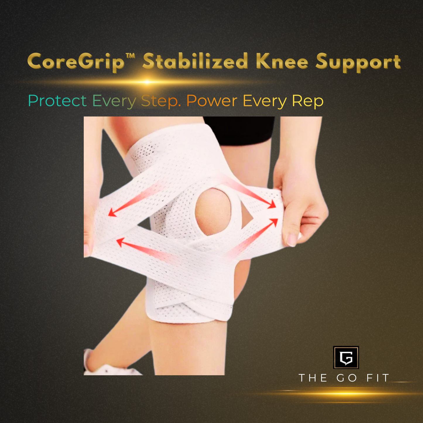 CoreGrip™ Stabilized Knee Support