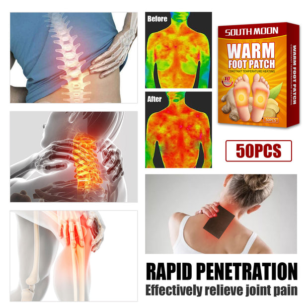 Ginger Warm Baby Foot Patch Improves Stress Relief