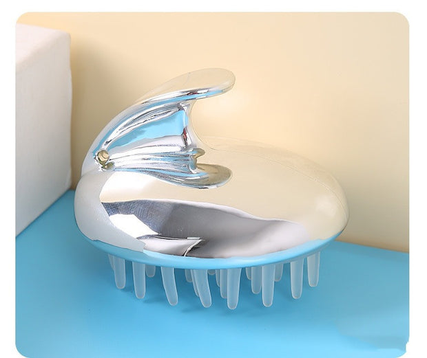 Electroplating Shampoo Brush Massage Shampoo Artifact