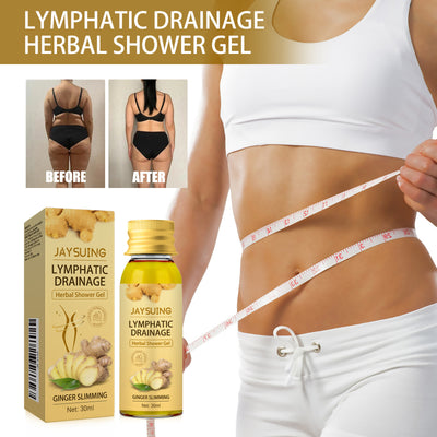 Ginger Body Shaping Shower Gel Fade Lymph Slimming Softening Skin Firming Thin Waist