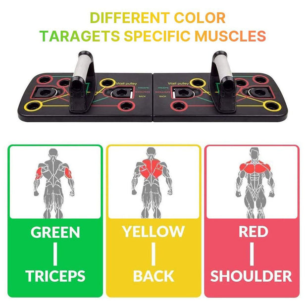 Multifunctional Push-up Folding Board Pull Rope Combination Bracket