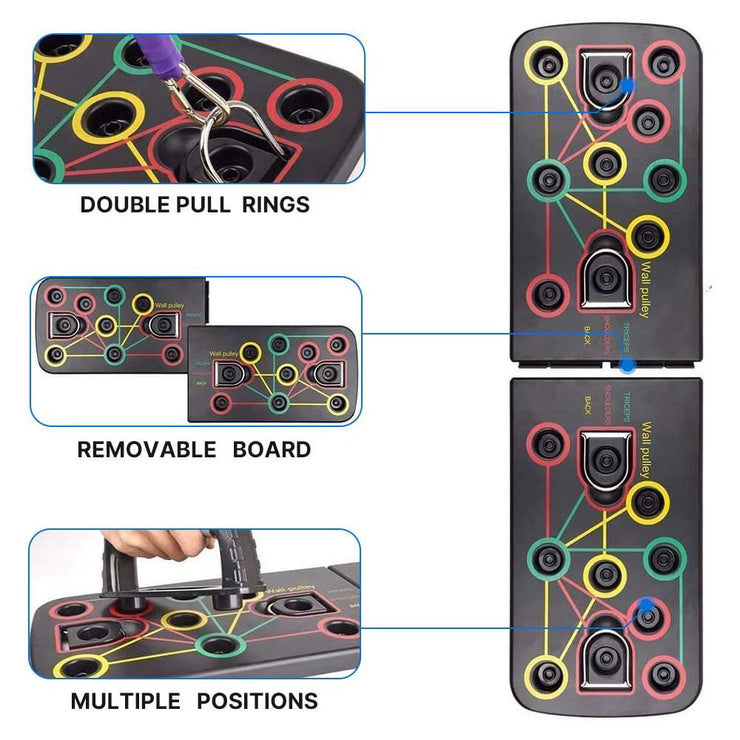 Multifunctional Push-up Folding Board Pull Rope Combination Bracket